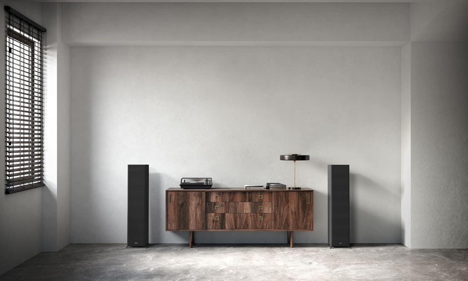 Klipsch Reference Premiere RP-8000F II 2.0 Dual Floorstanding Speaker Pair with Larger 90° x 90° Hybrid Tractrix Horn, 8” Cerametallic Woofers for Premium Home Theater Sound in Ebony