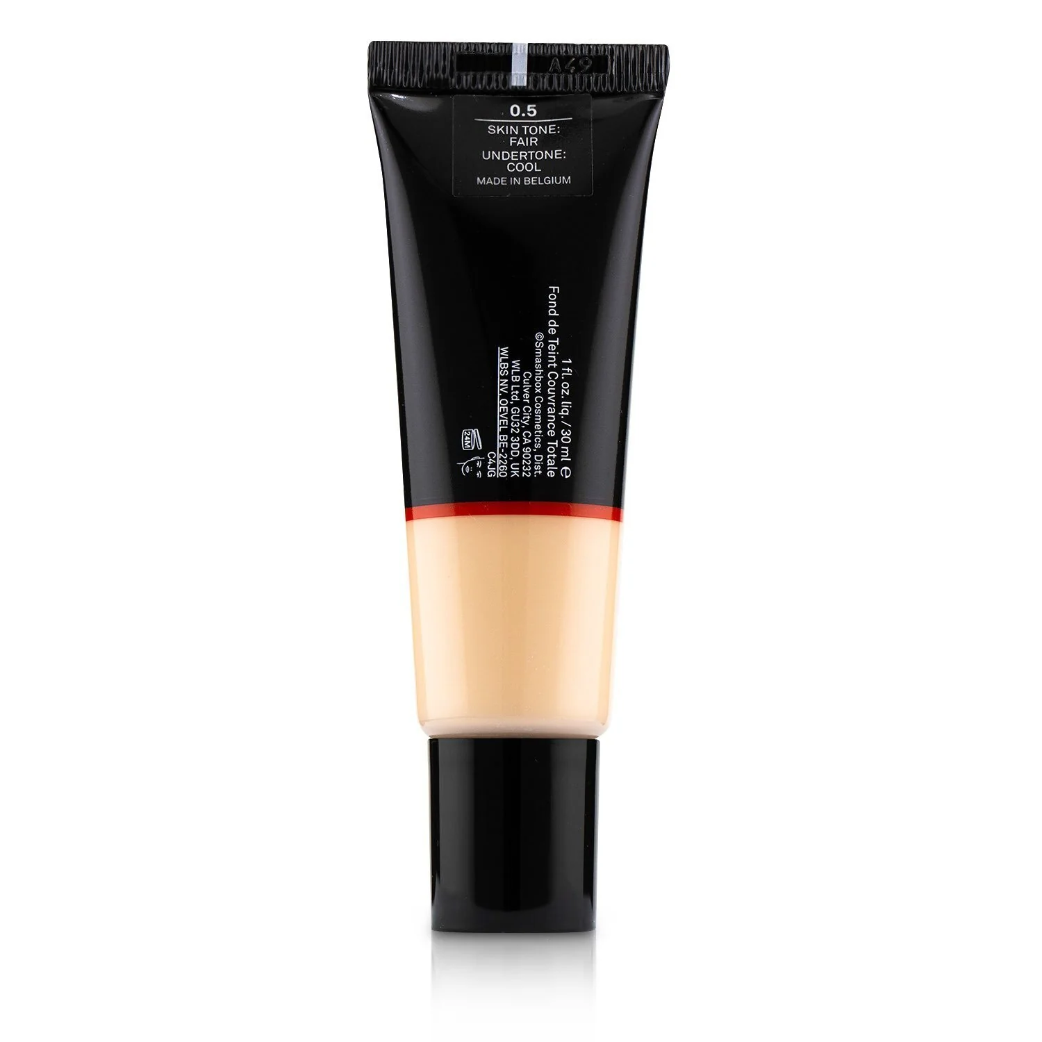 Smashbox Studio Skin Full Coverage 24 Hour Foundation - # 1 Fair With Cool Peach Undertone  30ml/1oz