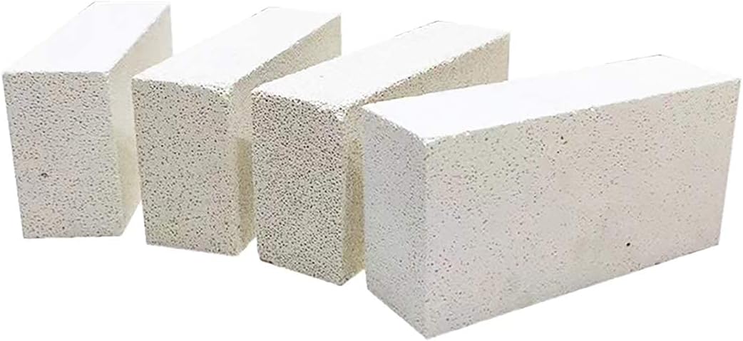 Fengqiwu Insulating Fire Brick - Withstand a Temperature of 2300℉/ 1260℃ of Fire Brick, for Kilns, Forges, Metal Clay Firing, Jewelry Soldering, Furnace, 9&ldquo; x 4.5&rdquo; x 2.5&ldquo;, Pack of 4