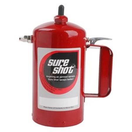 Sure Shot Sur-a1000r Red Sprayer Steel Canister Powder Coated