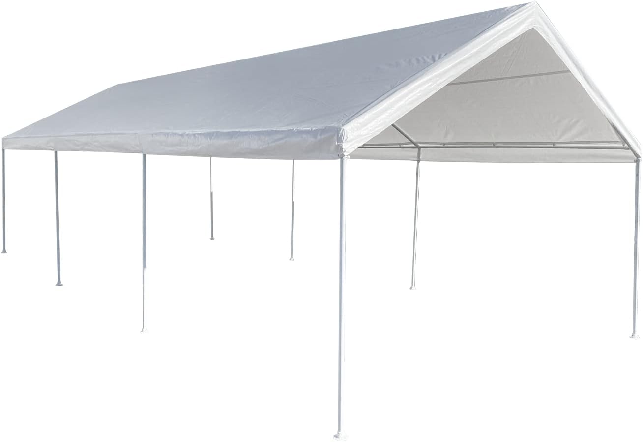 Caravan Canopy Domain Pro 312 12x26 Carport Shelter,White