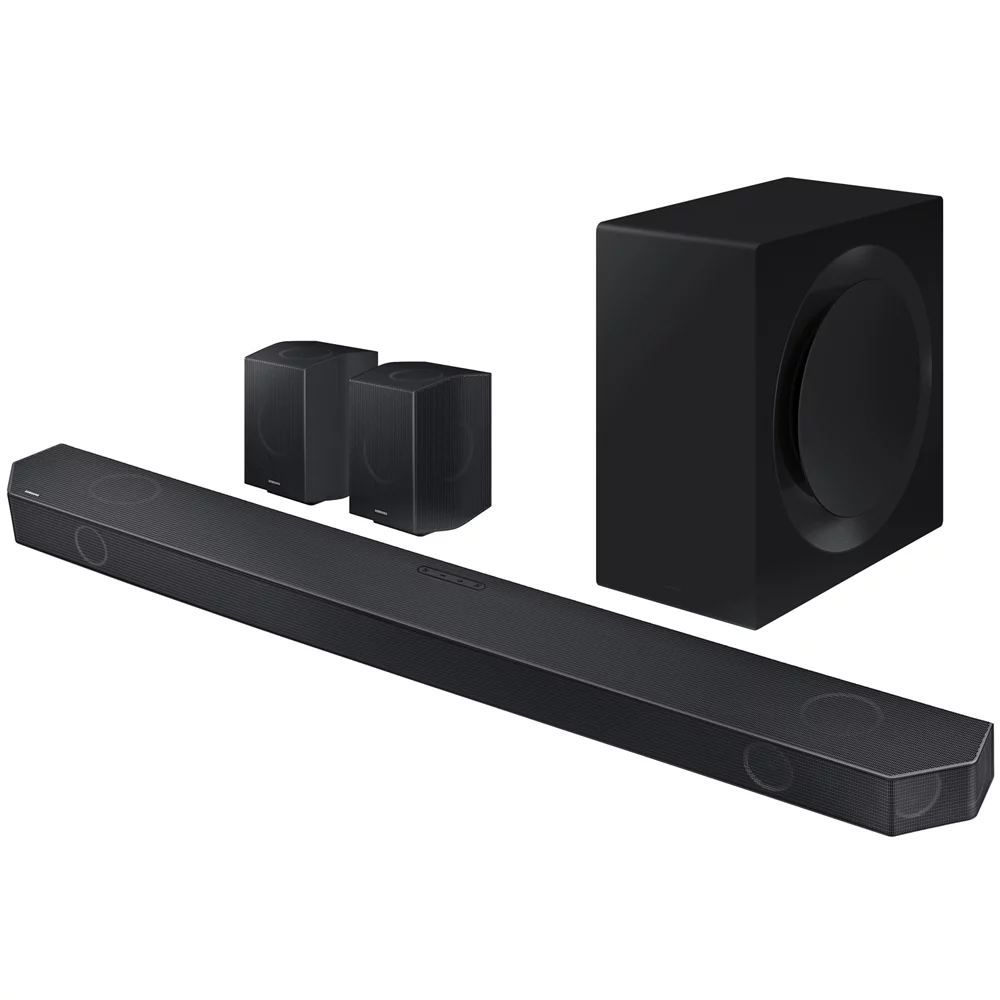 Samsung HW-Q990C 11.1.4 ch. Wireless Dolby ATMOS Soundbar and Rear Speakers Bundle with 2 YR CPS Enhanced Protection Pack