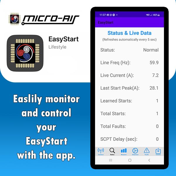 EasyStart MicroAir 368 Soft Start Automotive & RV Easy Start, Air Conditioner Soft Start Works with Generator, Start Air Conditioners at Less Power, Home and Commercial Use