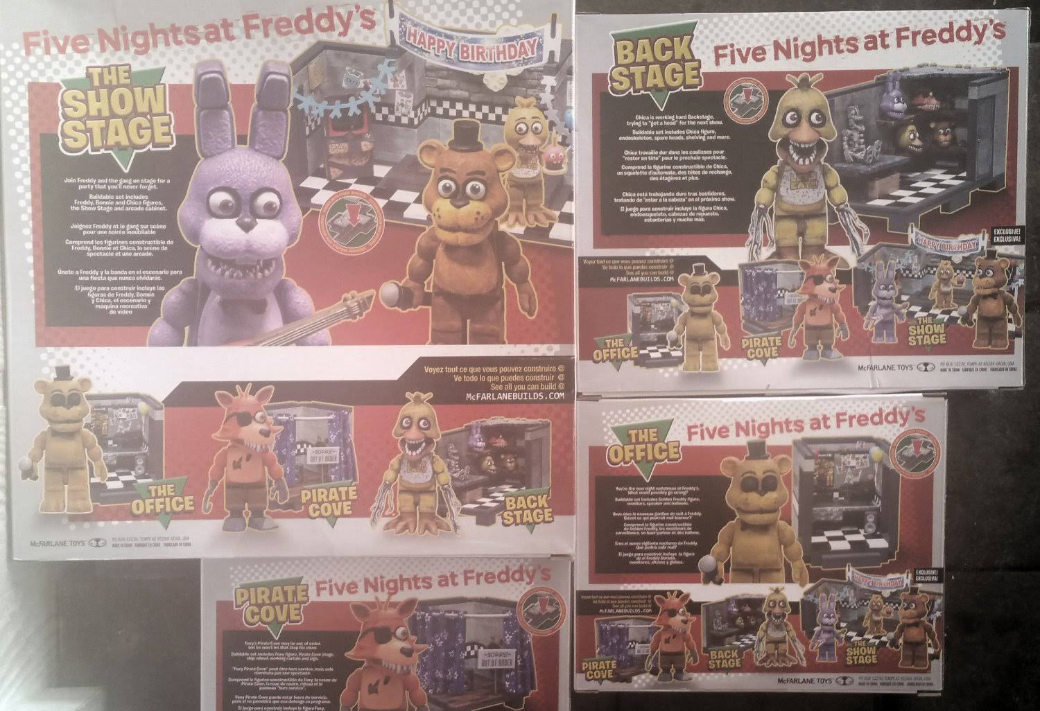 Five Nights at Freddy&s Backstage Construction Set