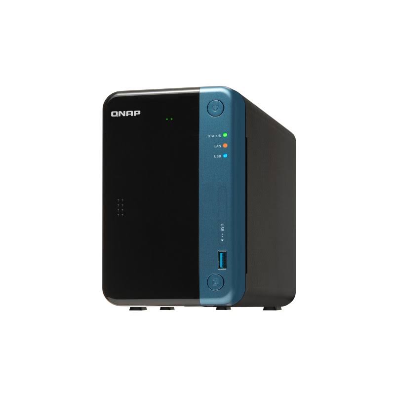 QNAP TS-253Be-4G 2-Bay Diskless NAS Server - SATA 6Gb/s