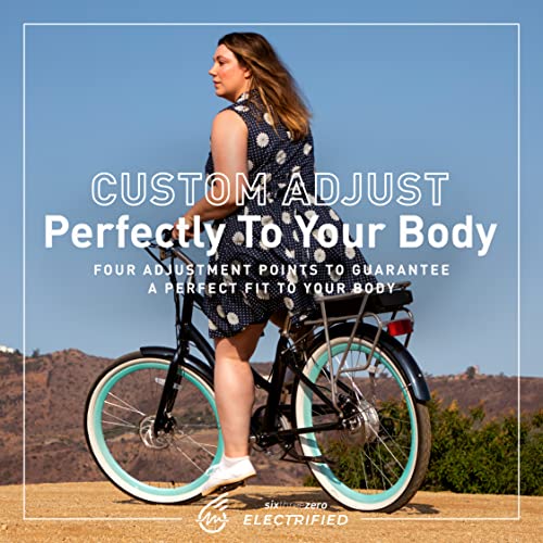 sixthreezero EVRYjourney Women's Electric Bike, Step-Through Touring Hybrid eBike, 250/500 Watt Motor, 26" Bicycle, Multiple Colors