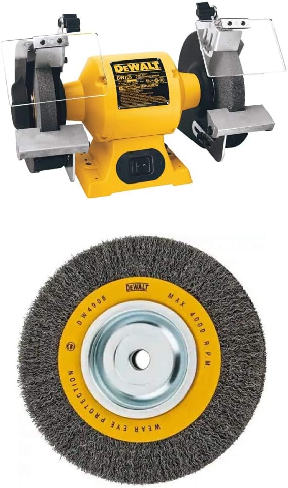 DEWALT Bench Grinder, 8-Inch (DW758)