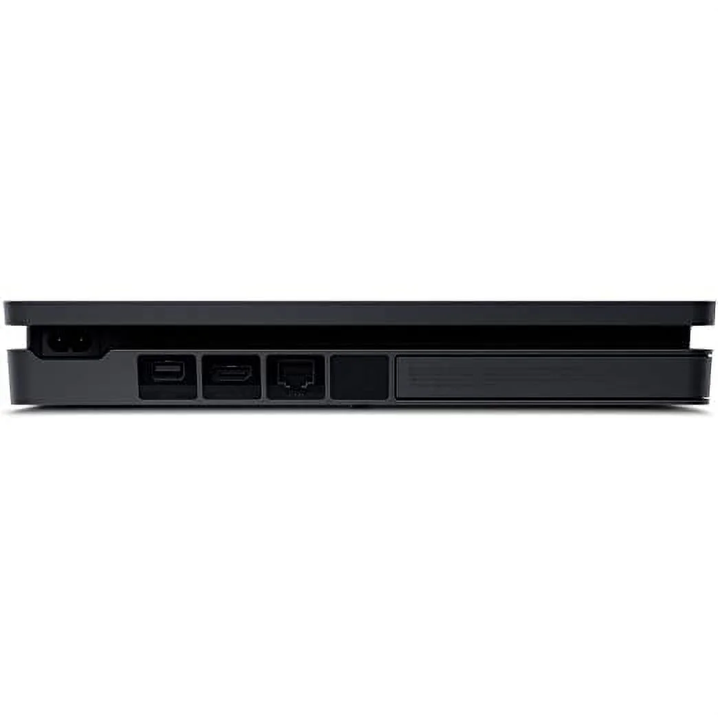 Sony 2215B PlayStation 4 Slim 500GB Gaming Console Black, Headset 2 Controller With BOLT AXTION Cleaning Kit Bundle Like New