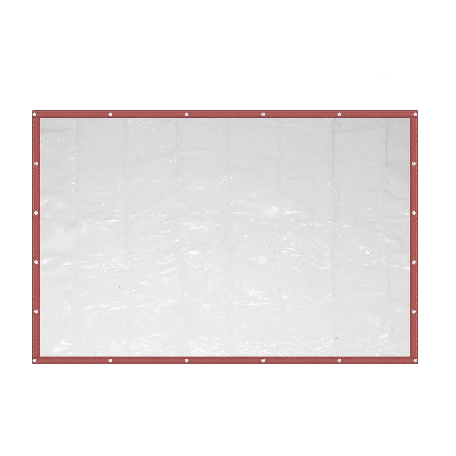 Water/Sun-proof Commercial Brown PVC Clear Awning Canopy Patio Roll Up Enclosure