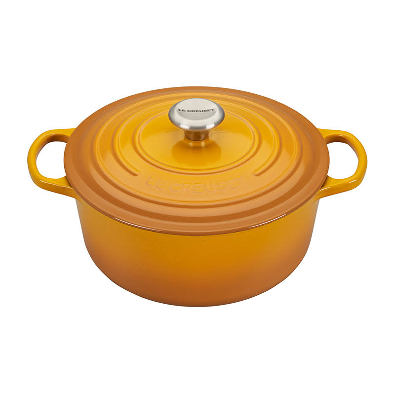 Le Creuset Cast Iron Signature Round Enameled Cast Iron Dutch Oven | Nectar, 5 1/2 Qt.