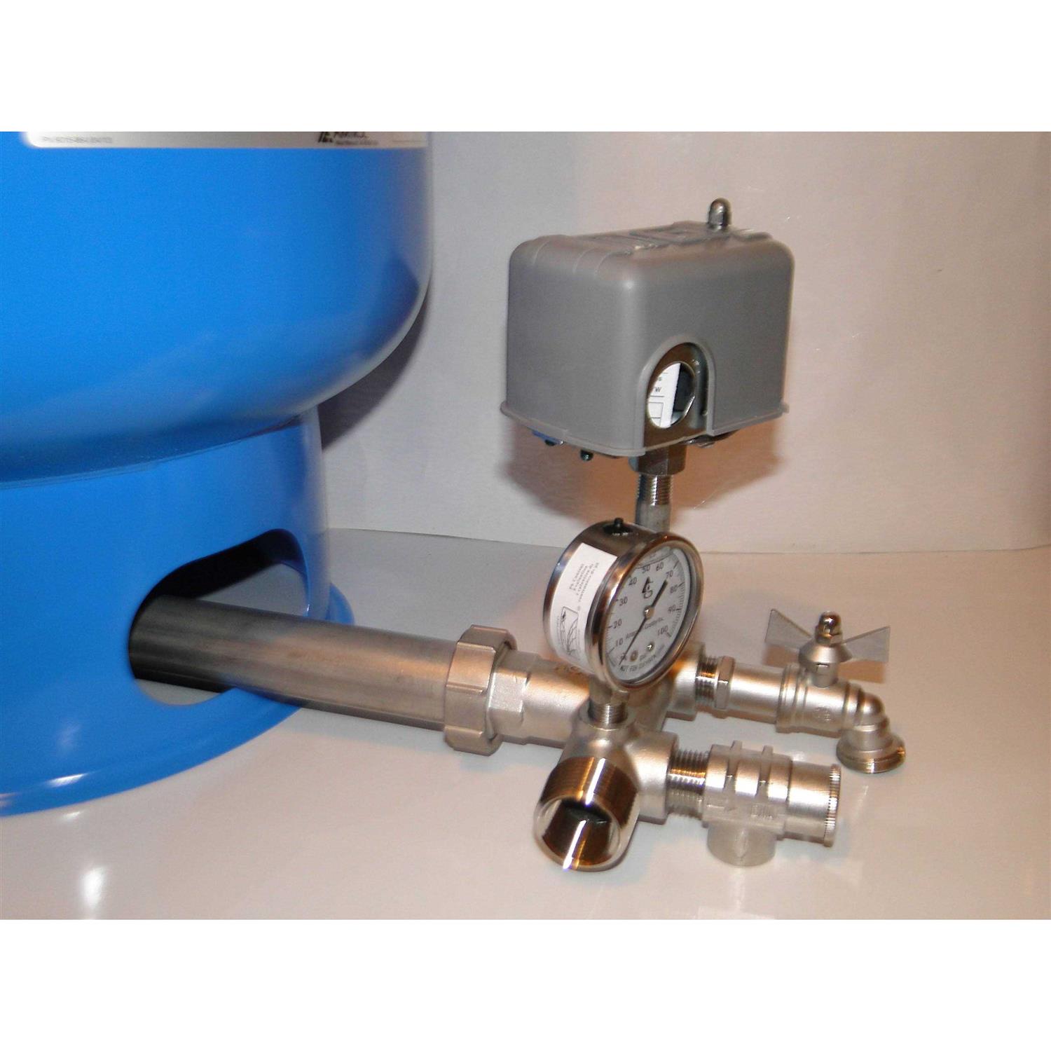WELL-x-TROL WX-202 WX-202XL WX203 PRESSURE TANK WITH 1 x 11 + STEEL TANK TEE KIT - Shop Hardware Tools Online Store