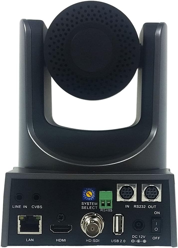 PTZOptics 20x-SDI Gen2 Live Streaming Camera (Gray) (PT20X-SDI-GY-G2) + HuddleCam Serial Controller Joystick - Starter Bundle