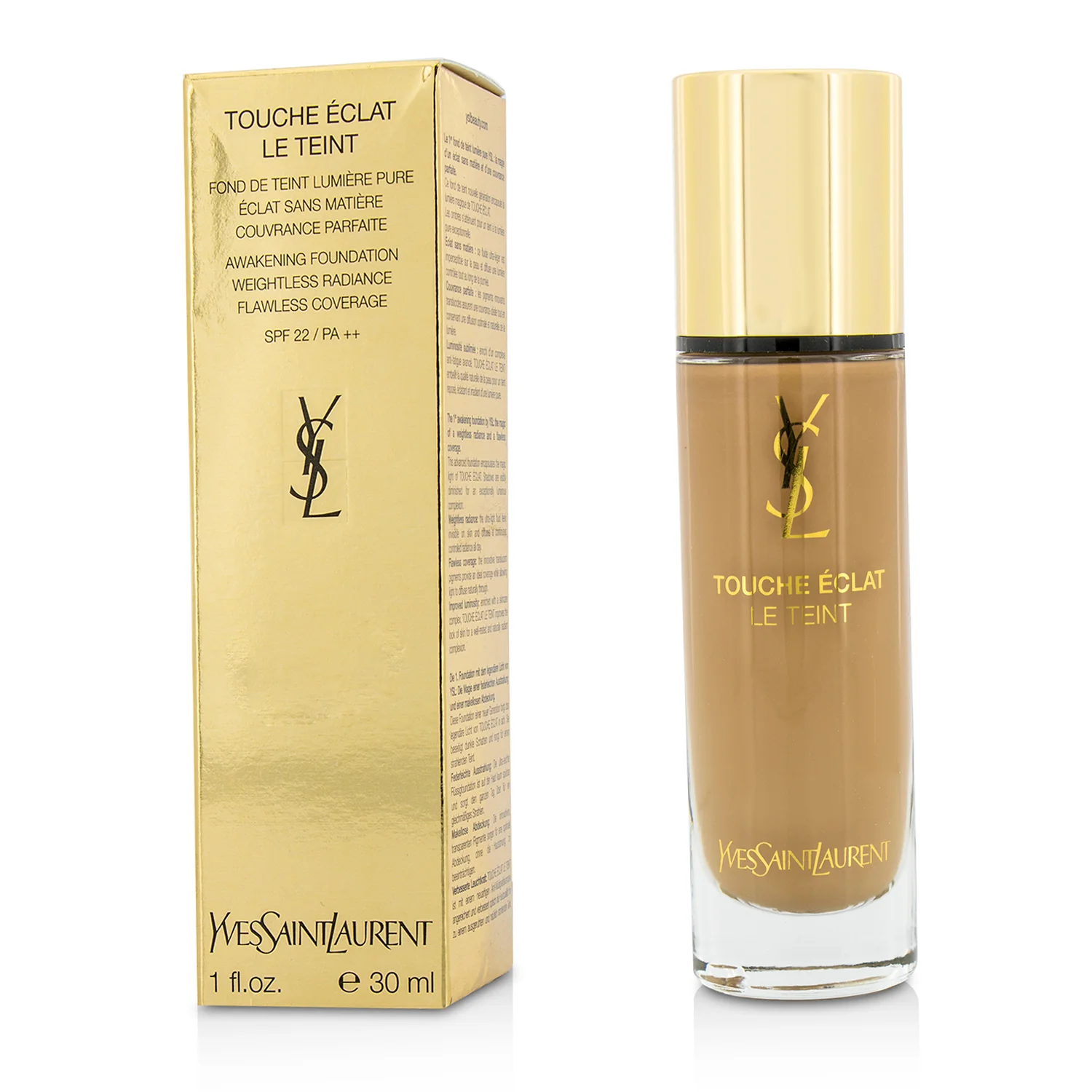 Yves Saint Laurent Touche Eclat Le Teint Awakening Foundation SPF22 - #BR45 Cool Bisque  30ml/1oz