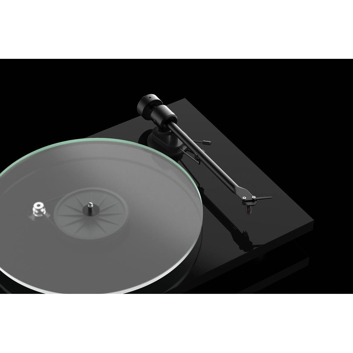 Pro-Ject T1 BT Turntable with Built-in Preamp and Bluetooth Transmitter (Piano Black)