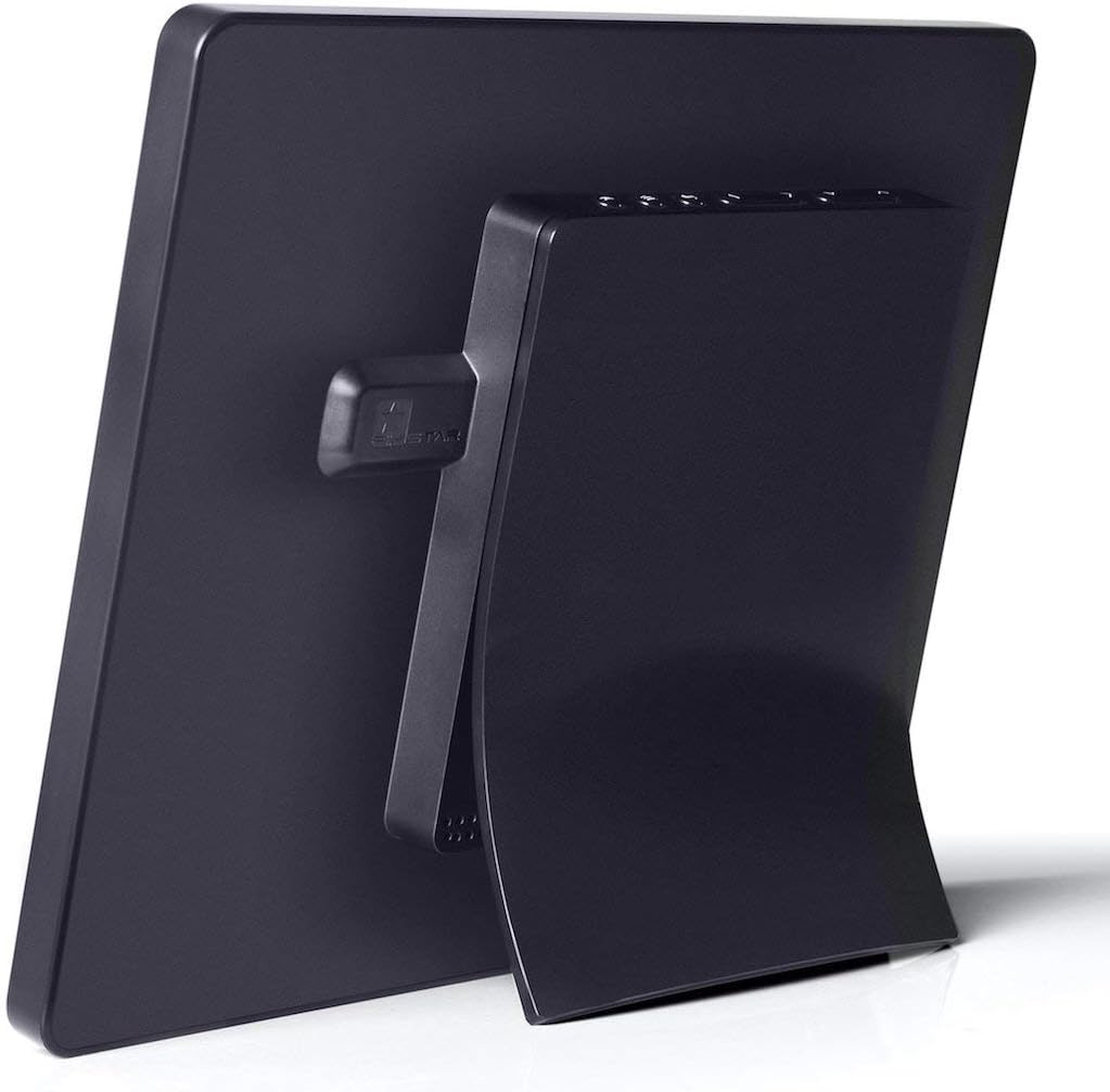 Pix-Star Easy Digital Photo Frame WiFi 10 Inch, Share Videos and Photos Instantly by Email or App from Anywhere, High Resolution Display, Motion Sensor, for Friends and Family