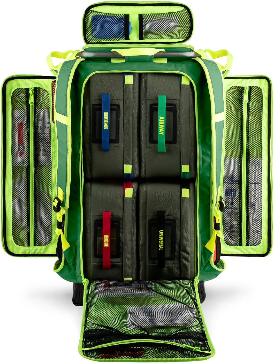 Statpacks Classic G3 Responder Green, Large ALS, BLS, Medic Backpack for EMS, Firefighters, and Healthcare Professionals