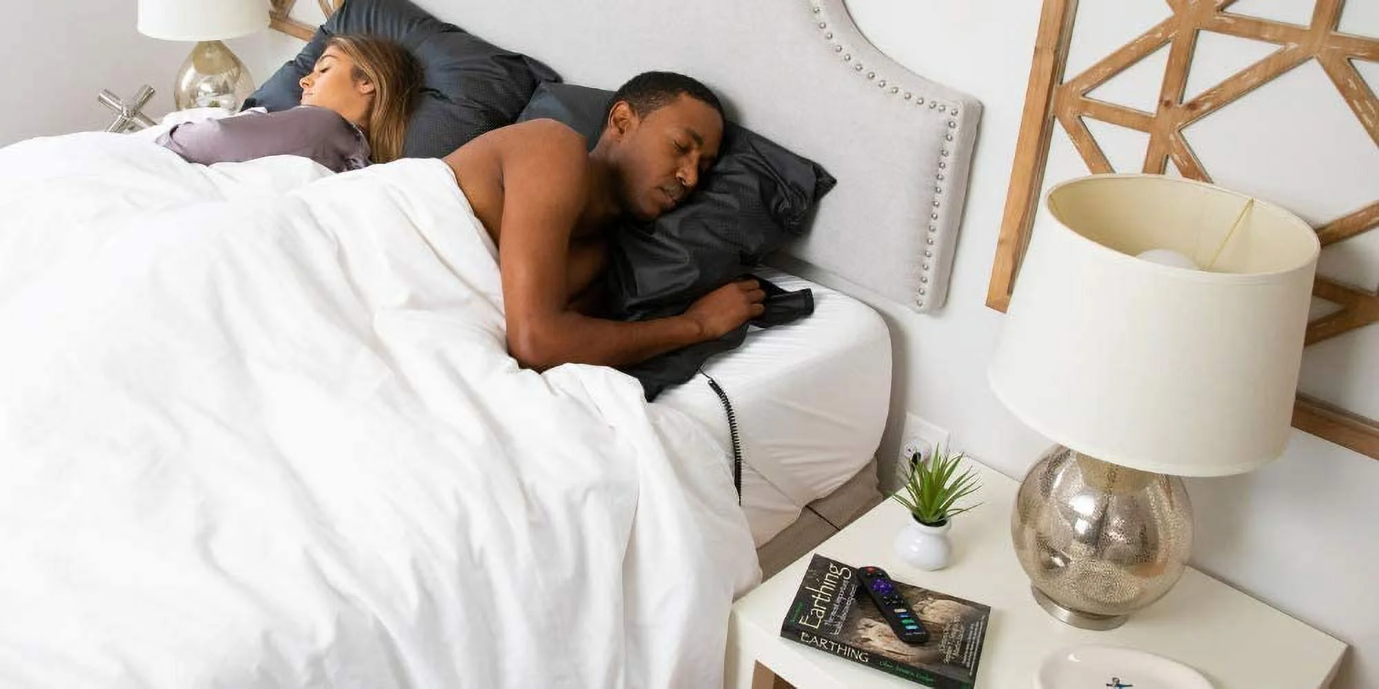Mattress Cover for Bed (FULL size)  like grounding sheets for earthing  Improve Sleep with Clint Ober's EARTHING Products (also available in Cal King  Split King  King  Queen  Twin  T