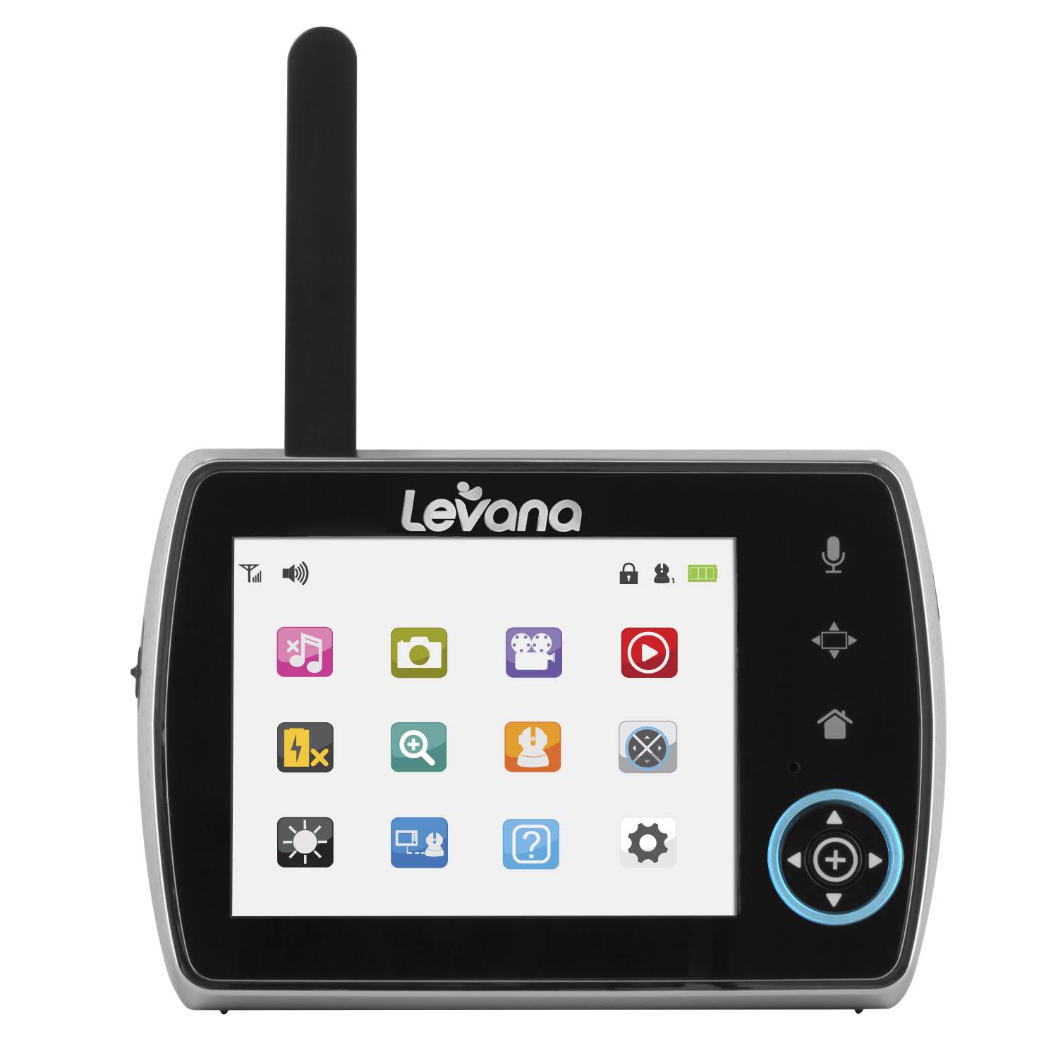 Levana Keera Baby Monitor with 1 cameras Night Vision and Two-Way Audio - 2.4 GHz Wireless - 3.5x22 LCD