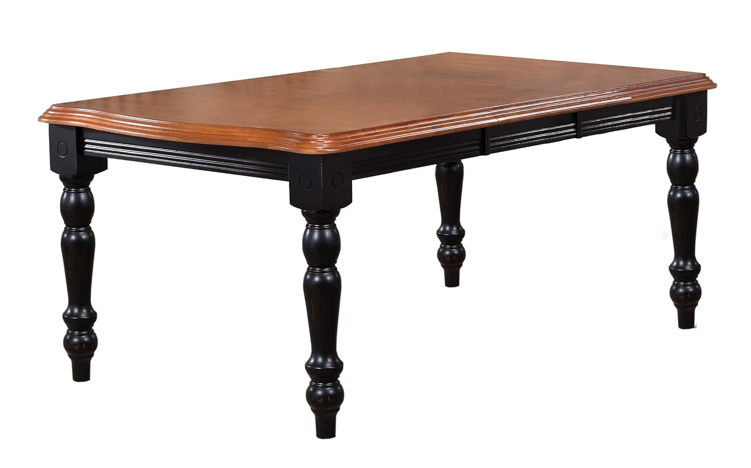 Sunset Trading Black Cherry Selections Dining Table Set, Large, Two Sizes, Distressed Antique