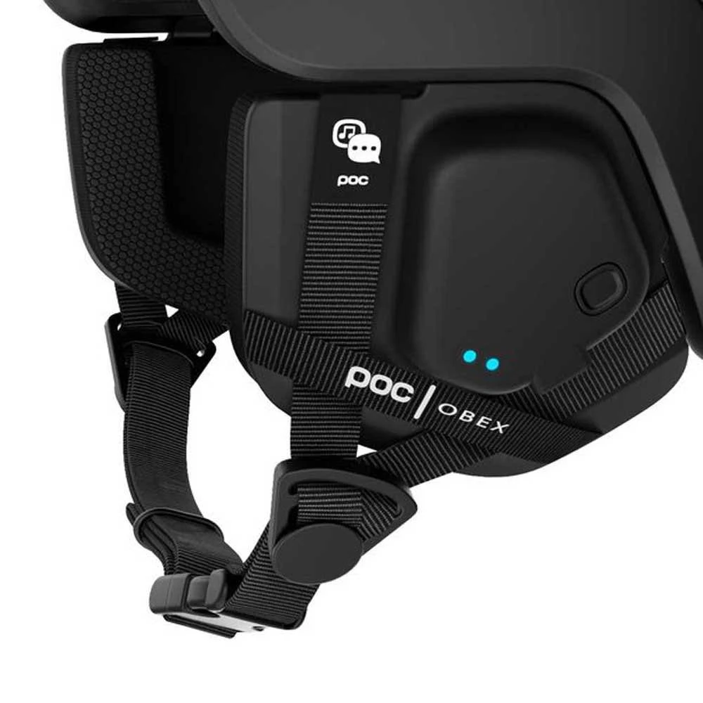 POC OBEX Spin Communication Helmet Uranium Black, XS/S