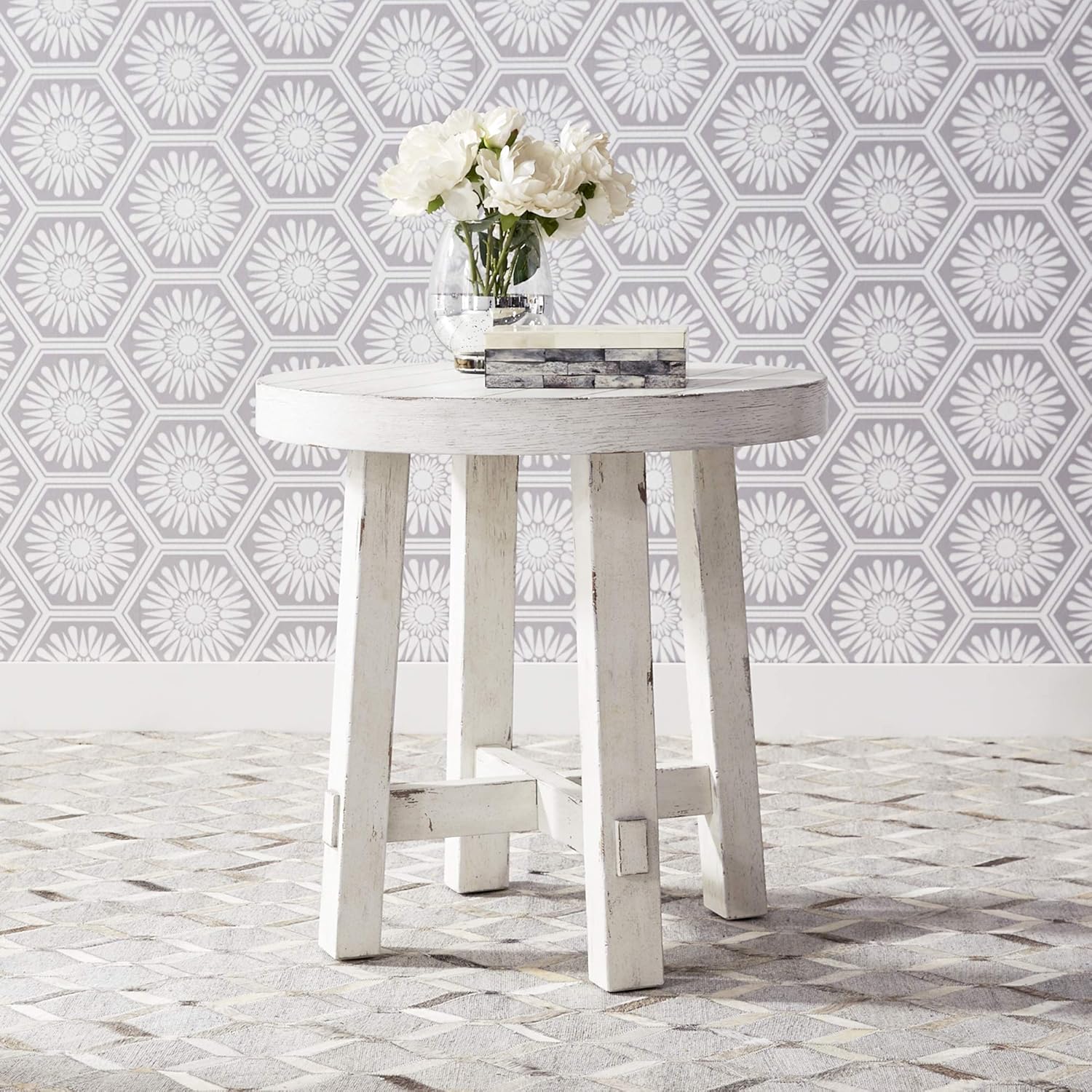 Modern Farmhouse 3 Piece Set, White