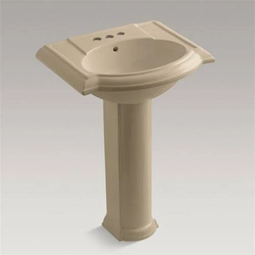 Kohler K-2286-4-33 Devonshire Sink Pedestal Mexican Sand