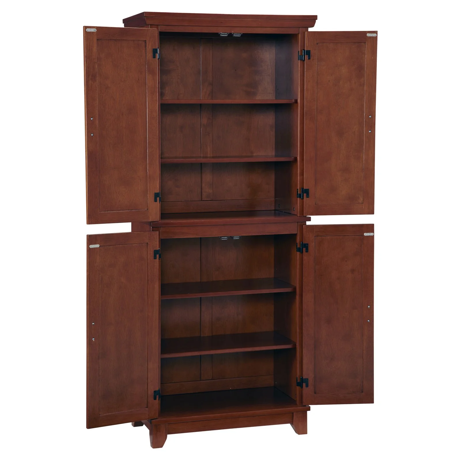 Homestyles Arts & Crafts Wood Pantry in Brown