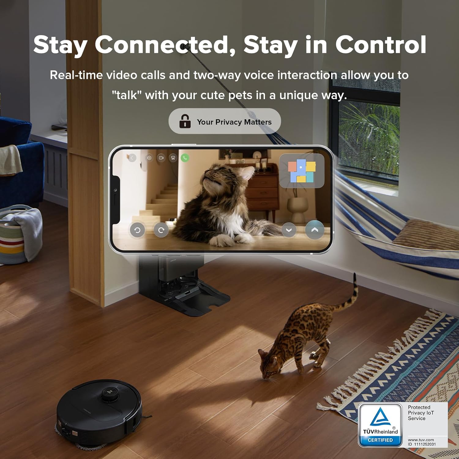 roborock Qrevo Master Robot Vacuum and Mop with Multi-Surface Floor Cleaning Solution