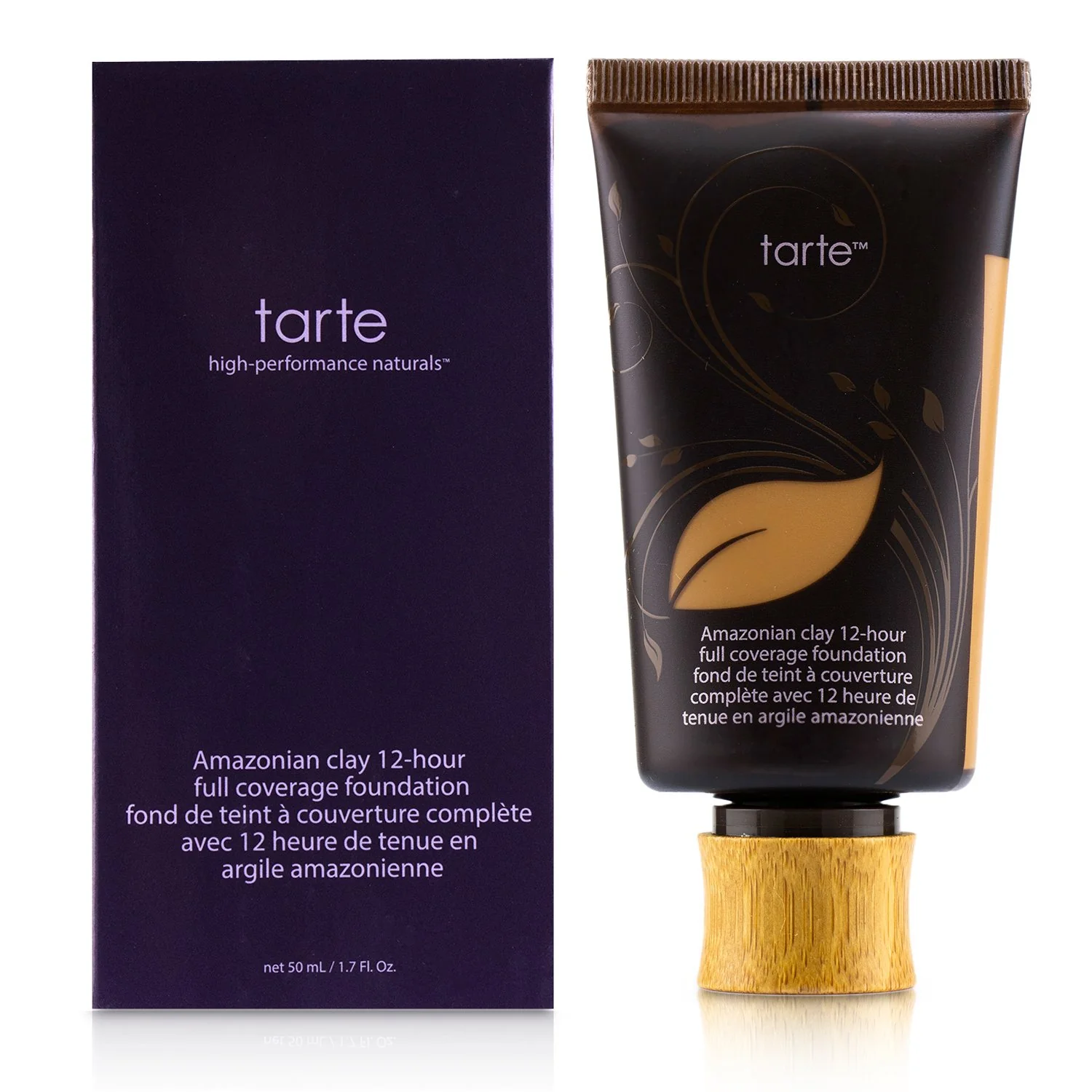 Tarte Amazonian Clay 12 Hour Full Coverage Foundation - # 42G Tan Golden  50ml/1.7oz