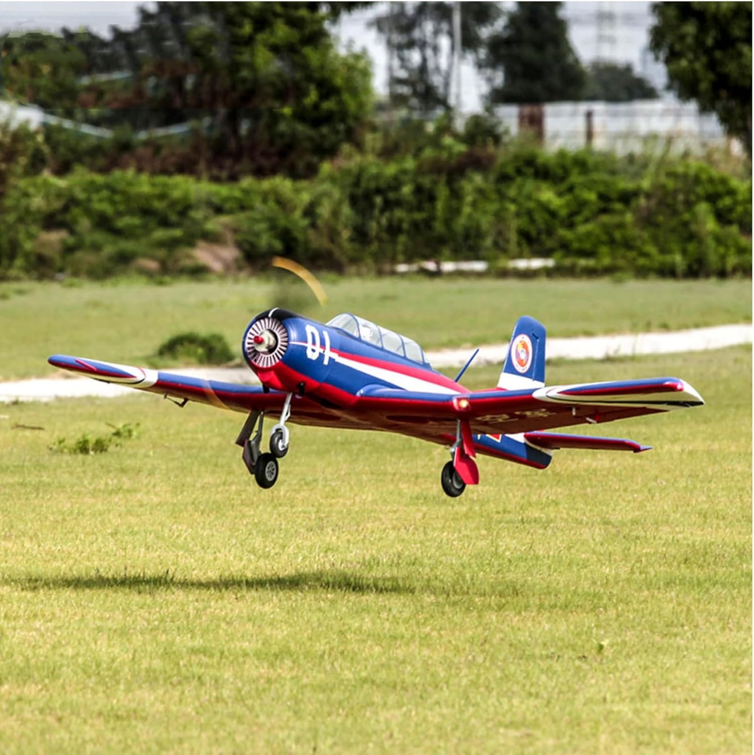 FMS Rc Planes for Adults Remote Control Airplane 1200MM(47") CJ6 V2 6 Channel Without Reflex V2 PNP (No Radio, Battery, Charger)