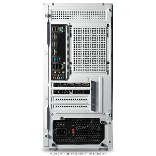 ViprTech Stryker 4.0 Liquid-Cooled PC - AMD Ryzen 7 (4.4GHz Turbo), RTX 4060 8GB, 32GB DDR4 3200, 1TB NVMe SSD, 700W PSU, WiFi BT, Win 11 Pro, RGB, Gaming Desktop Computer Prebuilt, White
