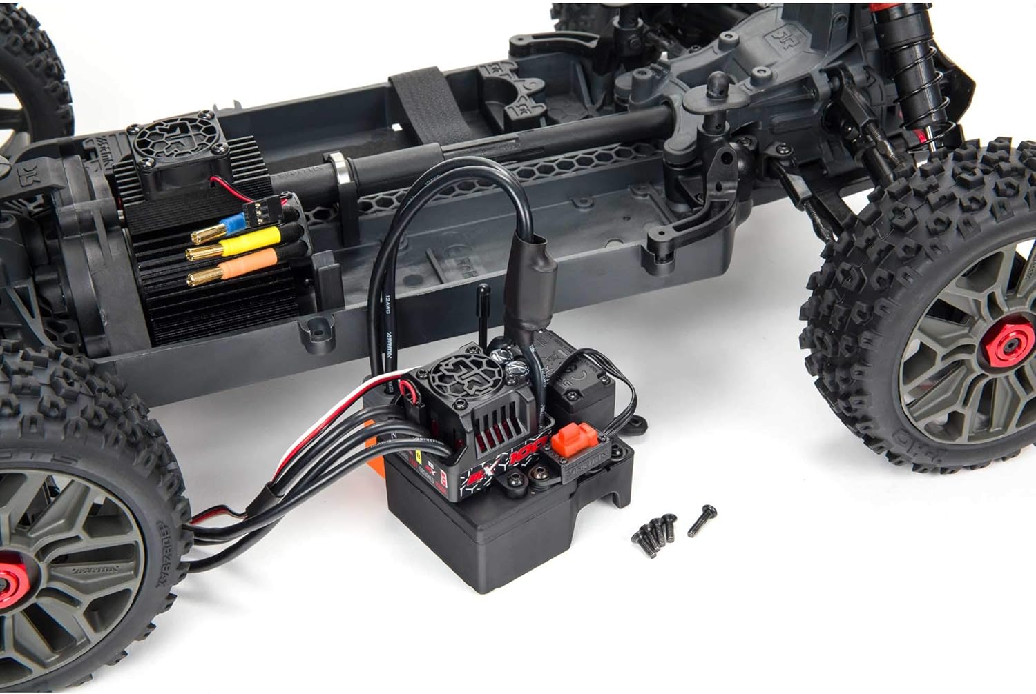 ARRMA 1/8 Typhon 4X4 V3 3S BLX Brushless Buggy RC Truck RTR (Transmitter and Receiver Included, Batteries and Charger Required), Red, ARA4306V3, Unisex Adult