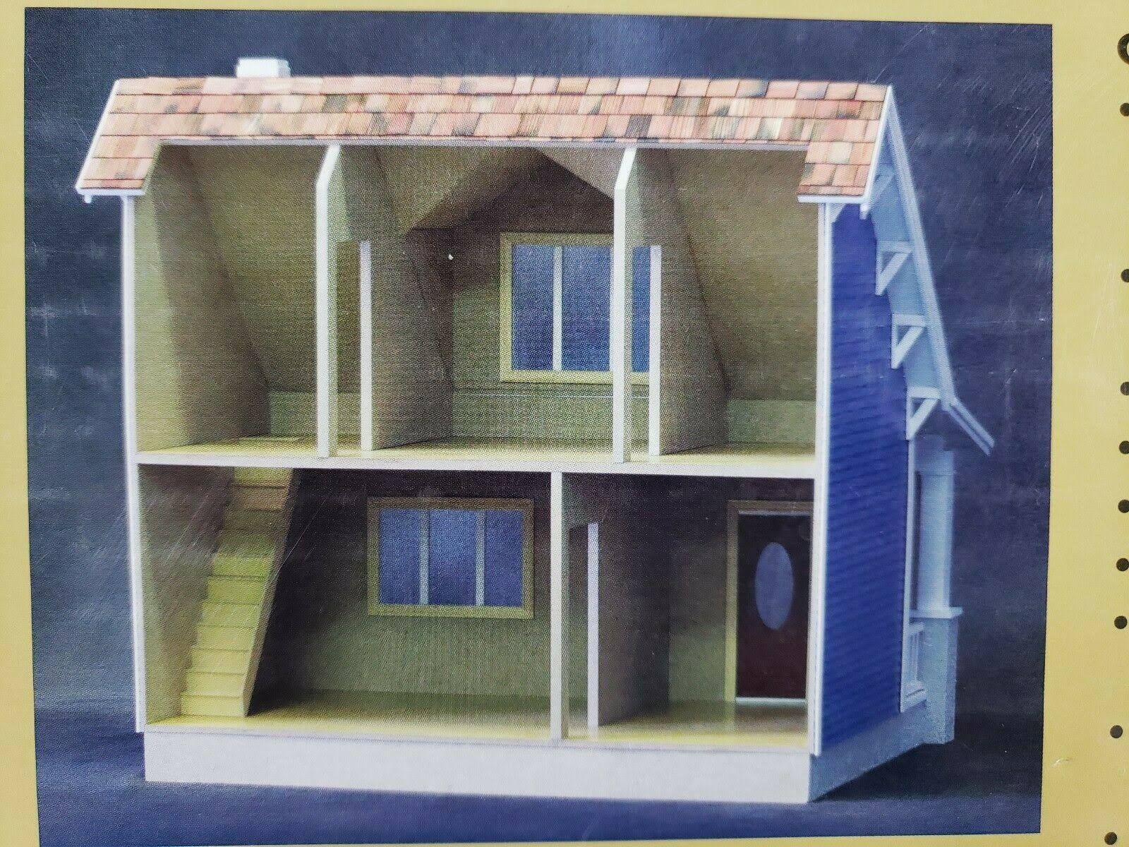 Real Good Toys Beachside Bungalow Dollhouse Kit - 1 inch Scale