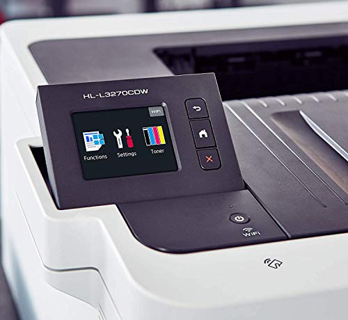 Brother HL-L3230CDW Compact Digital Color Printer Providing Laser Printer Quality Results with Wireless Printing and Duplex Printing, Amazon Dash Replenishment Ready, White