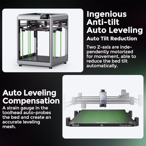 Creality K2 Plus Combo 3D Printer, Multi Color Printing with CFS, 600mm/s Print Speed, Step-servo Motor System 350℃ High-Temp Direct Drive Extruder Build Volume 13.78x13.78x13.78 inch