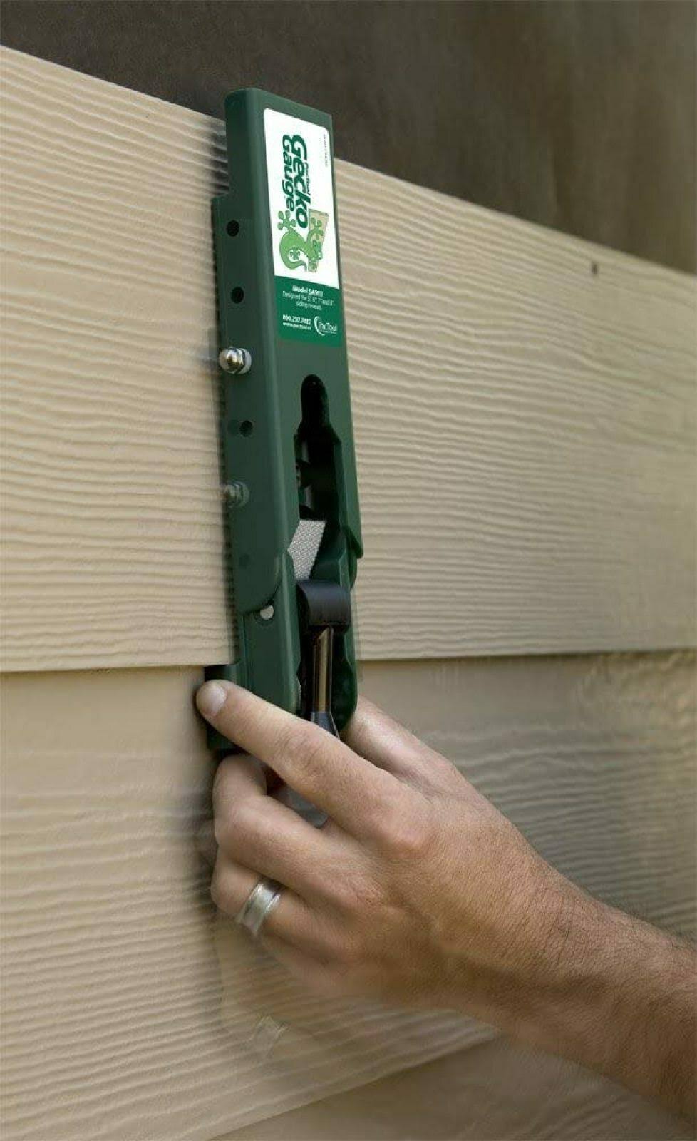 Pactool SA90338 Gecko Gauge Siding, 3/8x22 LP Siding