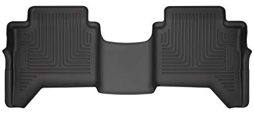 Husky Liners | Weatherbeater | Fits 2019 - 2022 Ford Ranger SuperCrew Cab | Front & 2nd Seat Floor Liners - Black, 3 pc. | 94101