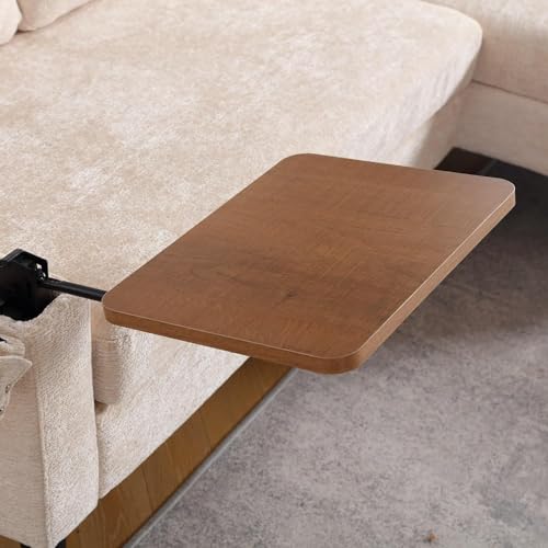 Sleeper Sectional Sofa with Storage Chaise, Side Table, L Shape Chenille Pull Out Sofa Bed, 3 Seater Convertible Couch for Living Room, Apartment, Small Space, Office, Dorm, Beige