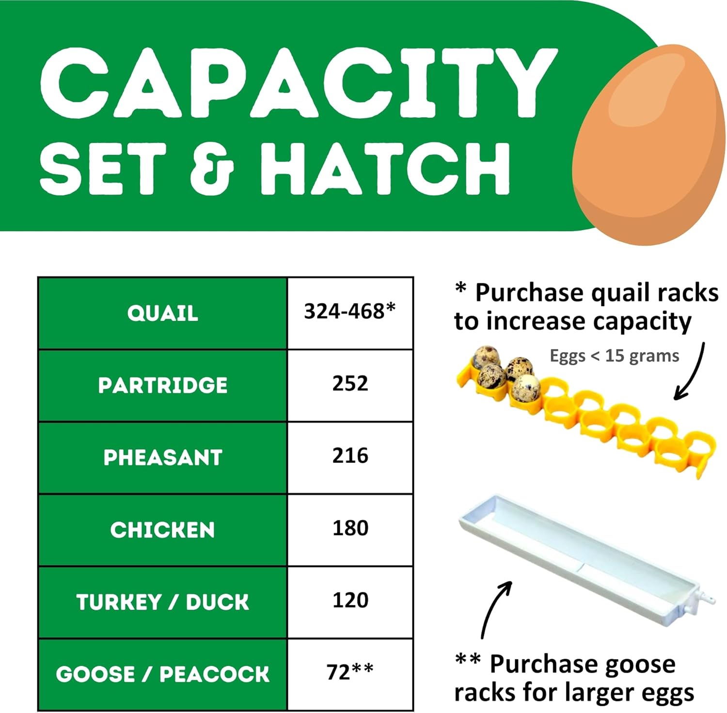 CT180SH Egg Incubator with Automatic Egg Turning & Perfect Humidity Controls, Set & Forget Design, Cabinet Incubators for Hatching Eggs, Incubate and Hatch 180 Chicken Eggs | Hatching Time