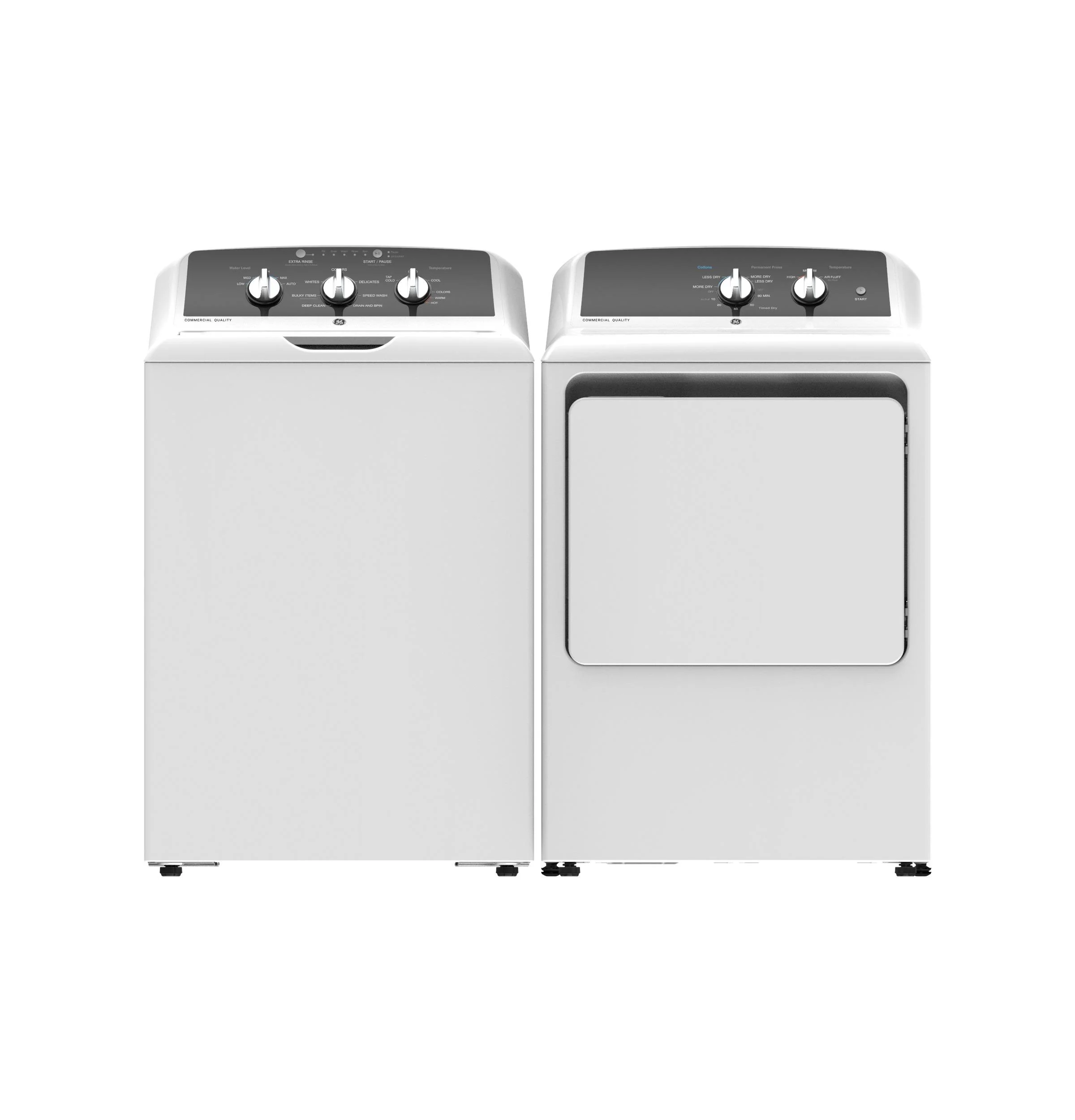 Ge Gtx52easp 27" Wide 6.2 Cu. Ft. Electric Dryer - White