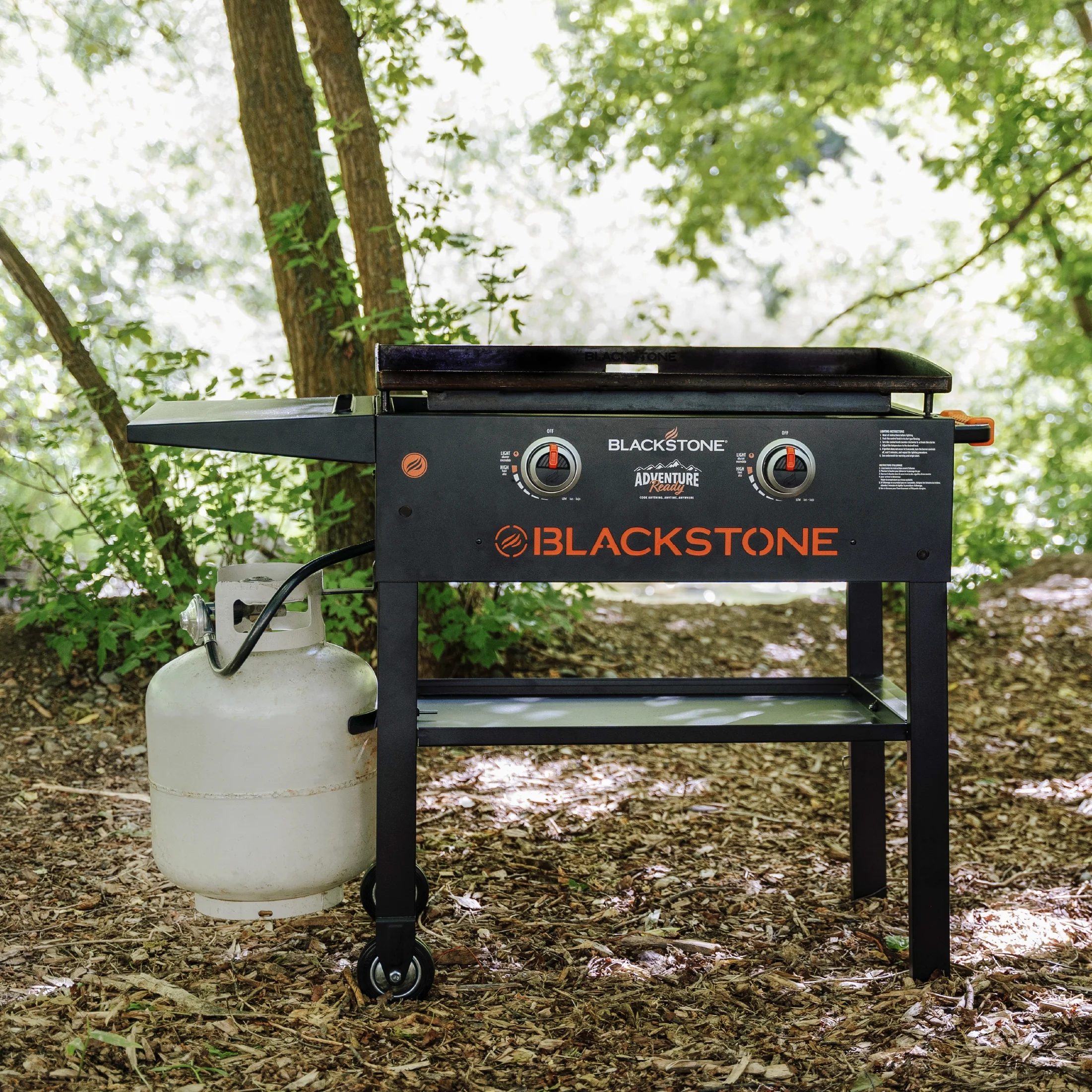 Blackstone Adventure Ready 2-Burner 28" Propane Griddle with Foldable Locking Legs