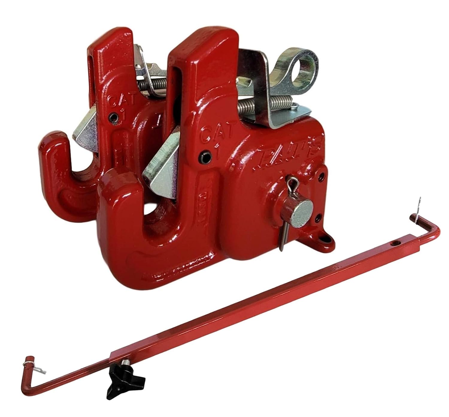 Pat's Easy Change with Stabilizer Bar - Best Quick Hitch System On The Market �C Flexible, Durable and Affordable (Orange CAT #1)
