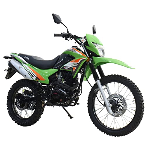 250cc Dirt Bike Hawk 250 Enduro Street Bike Motorcycle Bike(Red)