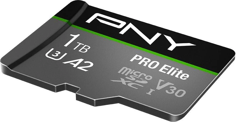 PNY 1TB Pro Elite Class 10 U3 V30 microSDXC Flash Memory Card