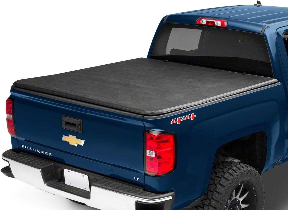 Proven Ground Soft Tri-Fold Tonneau Cover Compatible with 14-18 Silverado 1500 w/ 6.50-Foot Standard Box