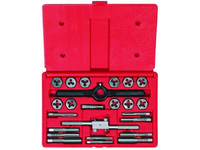 Irwin 24614 24 Piece Fractional Tap u0026 Hex Die Set