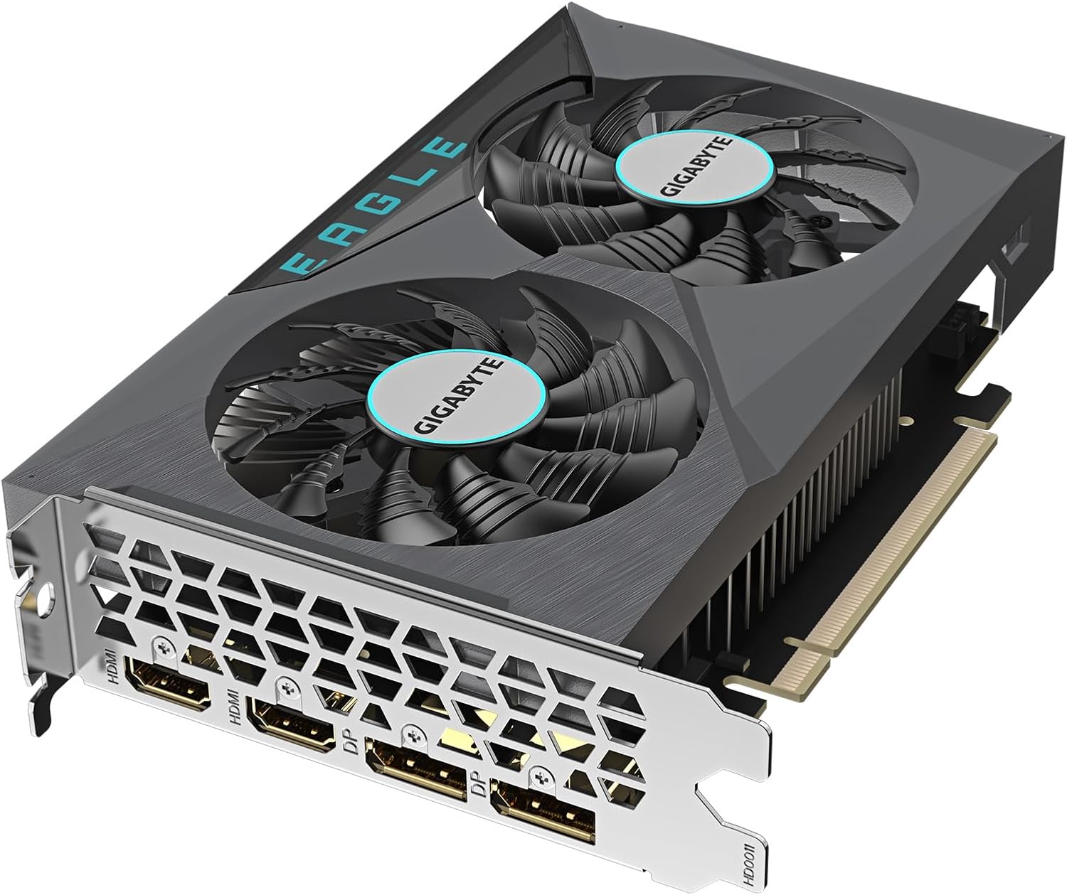 GIGABYTE GeForce RTX 3050 EAGLE OC 6G Graphics Card, 2X WINDFORCE Fans, 6GB GDDR6 96-bit GDDR6, GV-N3050EAGLE OC-6GD Video Card