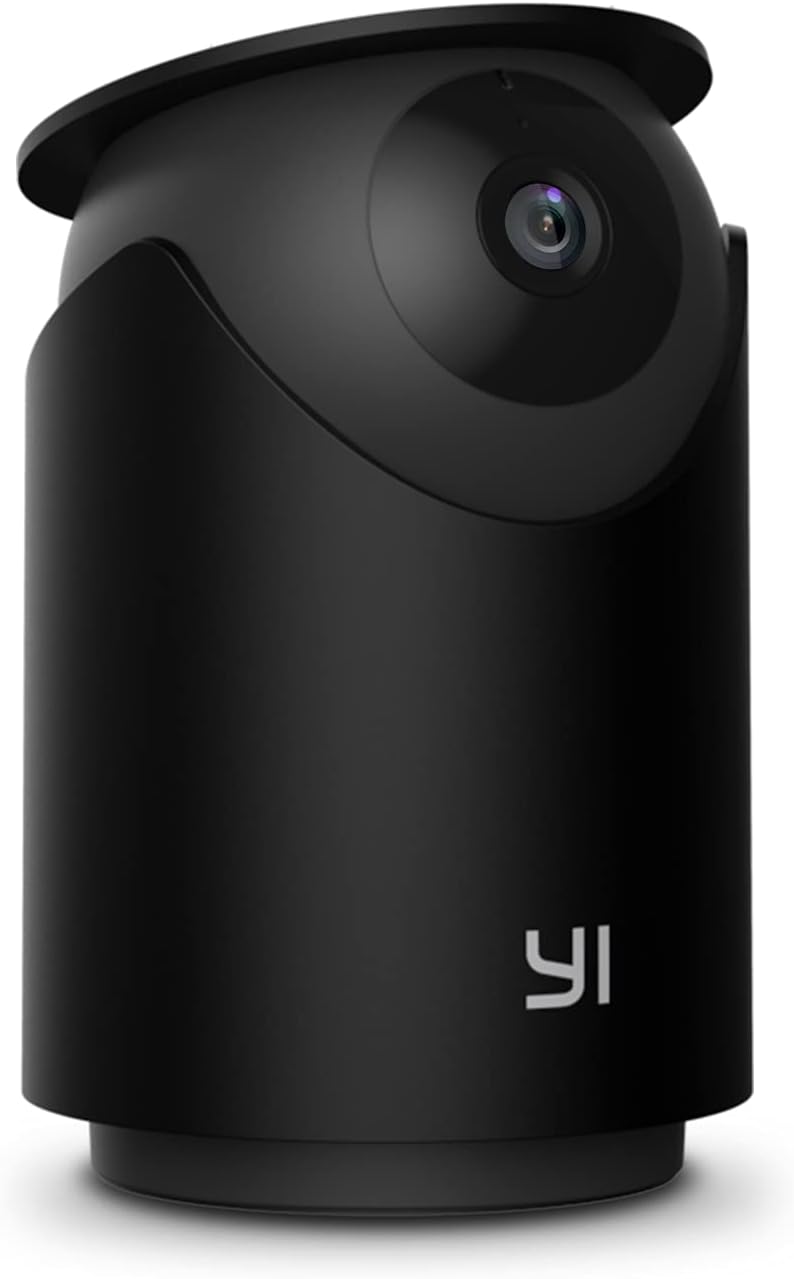YI Camera for Home Security Indoor 2K, WiFi Bedroom Surveillance Camera 360-degree with Night Vision, Human Detection, 2-Way Audio, Phone App, Compatible with Alexa and Google Assistant, 2pc