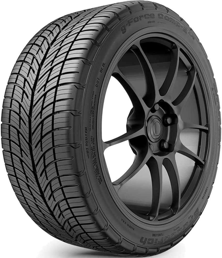 BFGoodrich G-Force Comp-2 A/S Plus All-Season Radial Car Tire for Ultra-High Performance, 245/40ZR18/XL 97Y