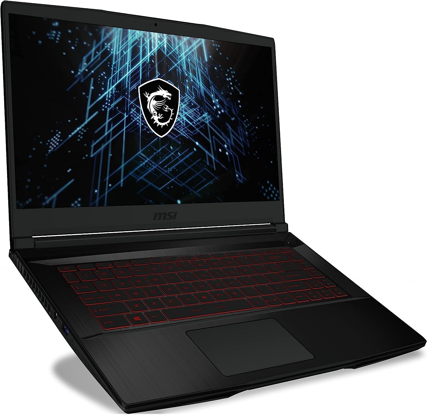 MSI GF63 Thin 11SC-693 15.6" FHD Gaming Laptop, Intel Core i5-11400H, 2.7GHz, NVIDIA GeForce GTX 1650, 8GB Memory, 512GB NVMe SSD, Windows 11 Home, Wi-Fi 6, Webcam, Black + Accessories